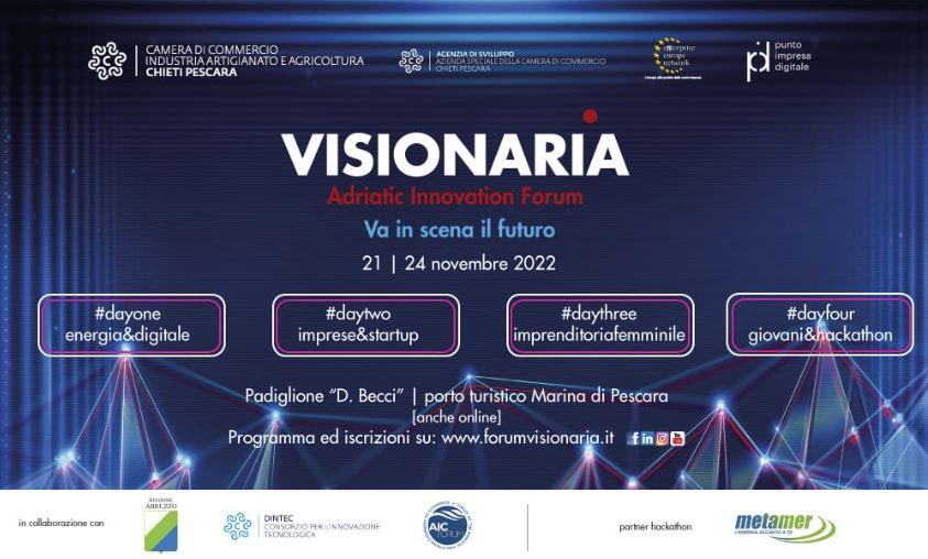 VISIONARIA -  Adriatic Innovation Forum - Va in scena il futuro